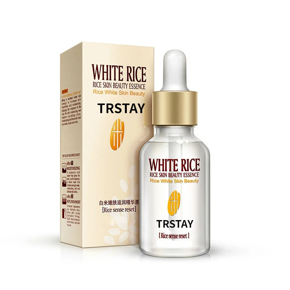 Brightening White Rice Face Serum – Anti-Aging & Skin Refining Moisturizer